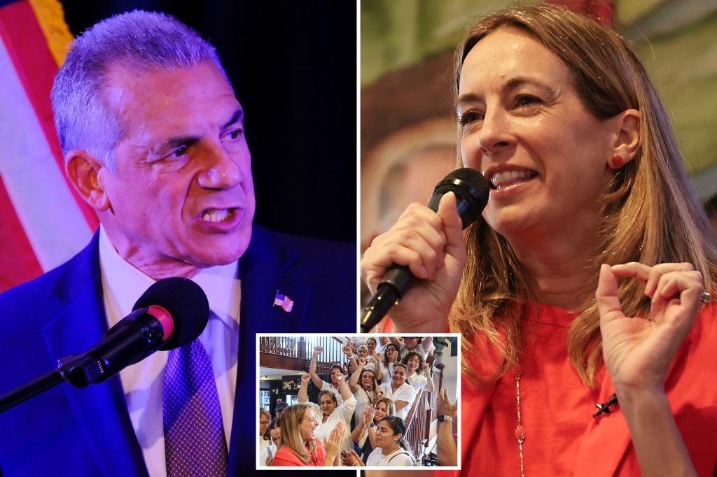 Democrat Mikie Sherrill has a narrow lead over Jack Ciattarelli in the New Jersey governor race, according to a poll.