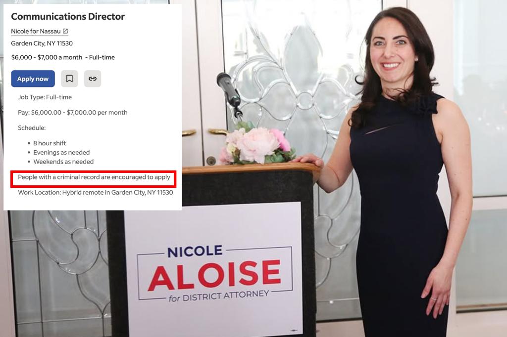 Democrat candidate for NY district attorney 'invites' criminals to join staff.
