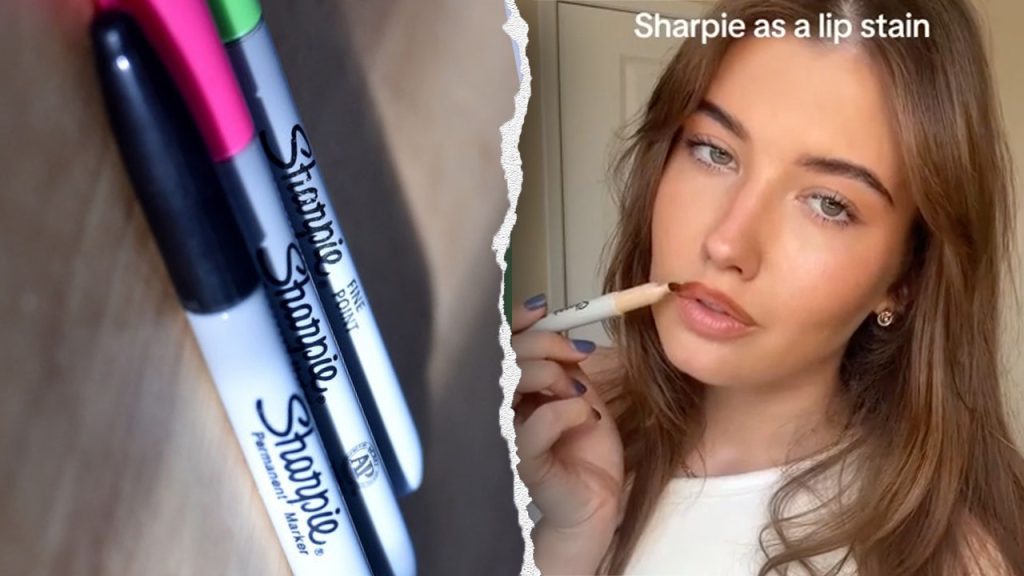 Dermatologist cautions about popular Sharpie lip liner trend online