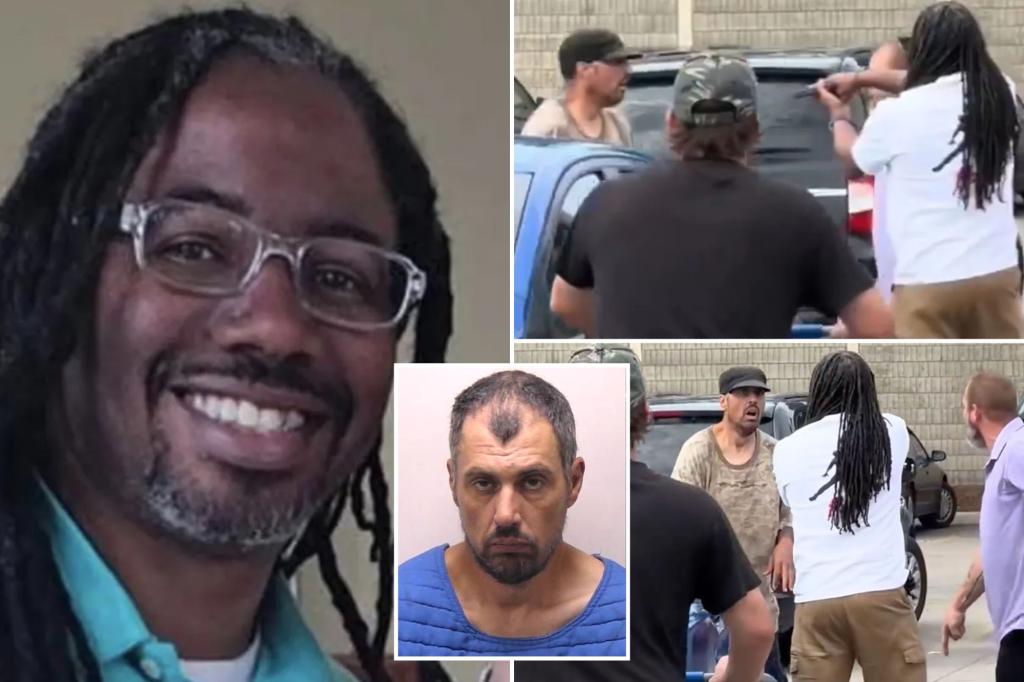 Derrick Perry, hero from a Michigan Walmart, talks about facing suspect Bradford James Gille.