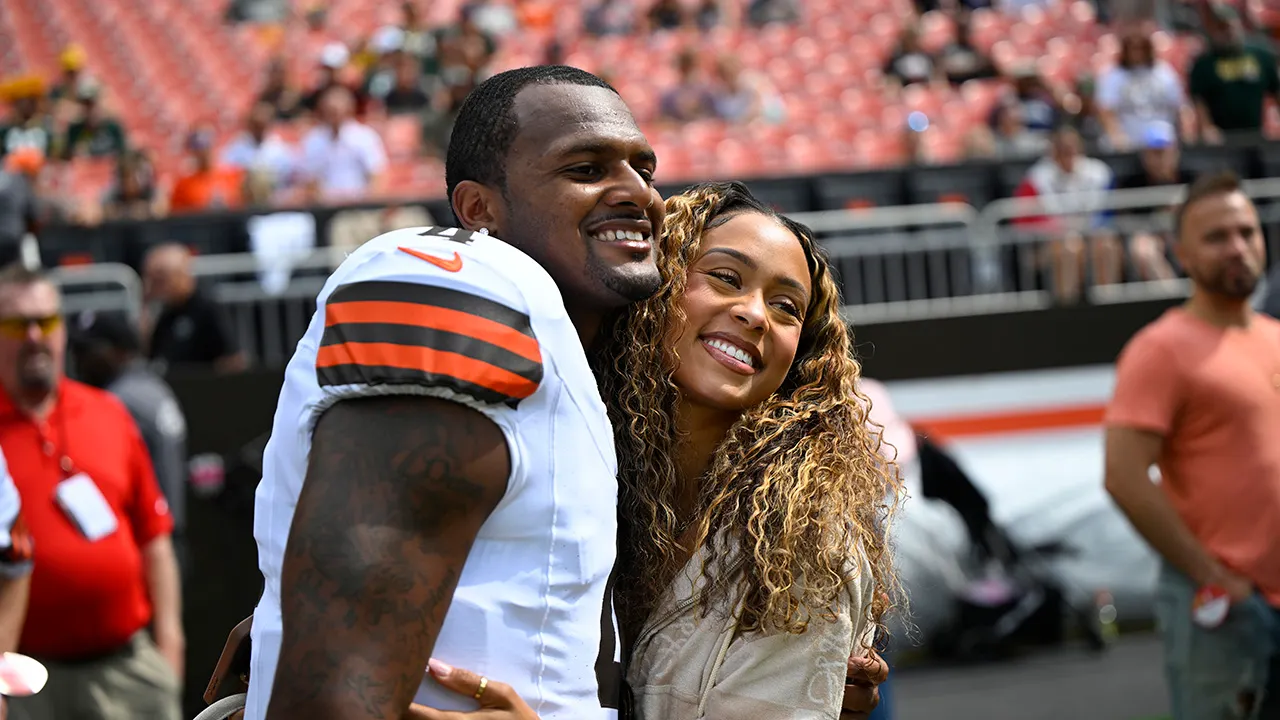 Deshaun Watson of the Browns gets married to his longtime girlfriend