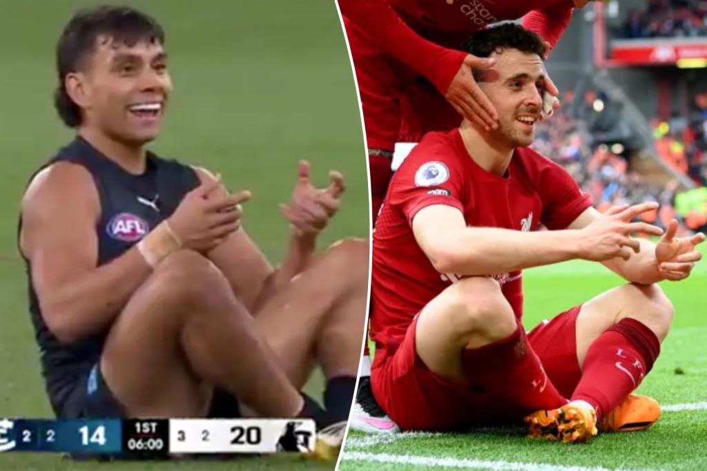 Diogo Jota celebrated with a special goal tribute in a touching honor