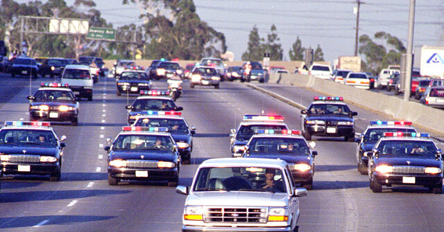 Don Jr. Shares O.J. Simpson Meme Featuring Obama in White Bronco Being Chased by Police Cars with Trump in Lead