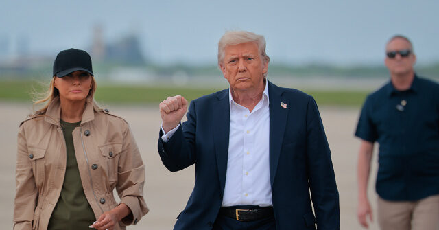 Donald and Melania Trump Visit Mourning Families in Texas