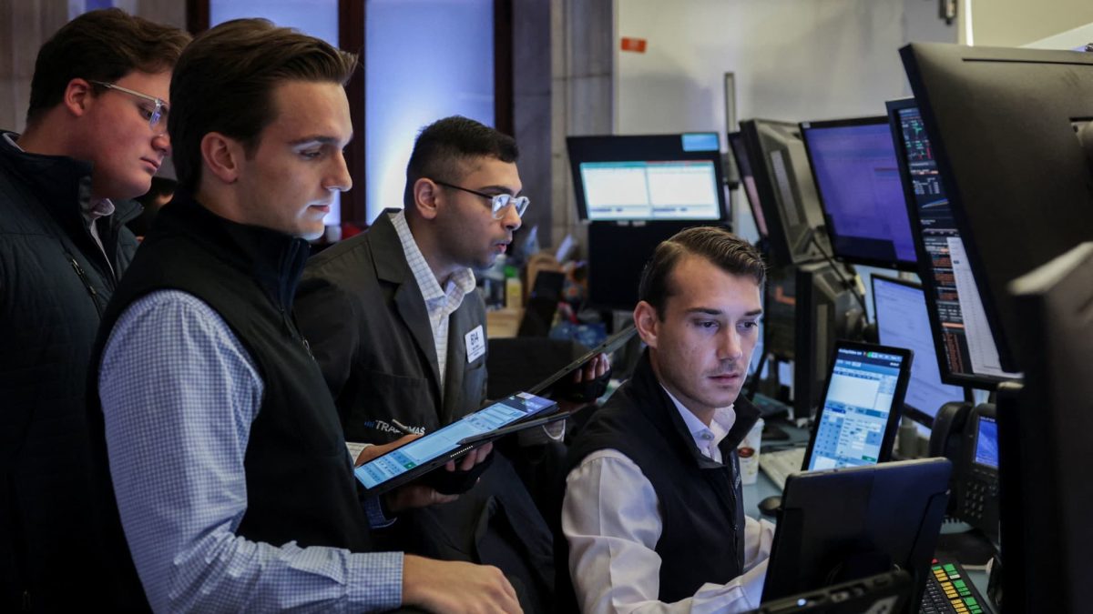 Dow falls 400 points due to earnings and inflation concerns; Nvidia pushes Nasdaq to a record finish: Live updates