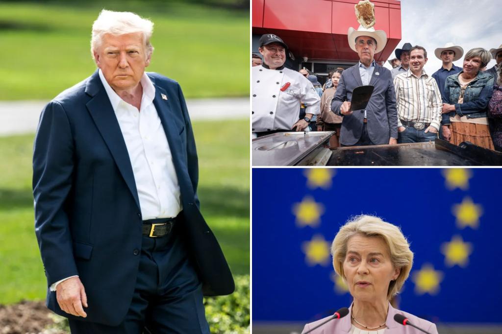 Dow falls almost 300 points after Trump hints at 35% tariff on Canada, fresh concern for the EU