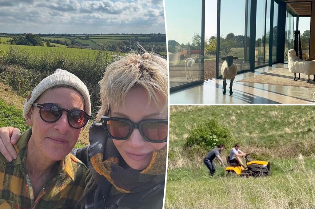 Ellen DeGeneres and Portia de Rossi put their UK farmhouse up for sale at $30 million