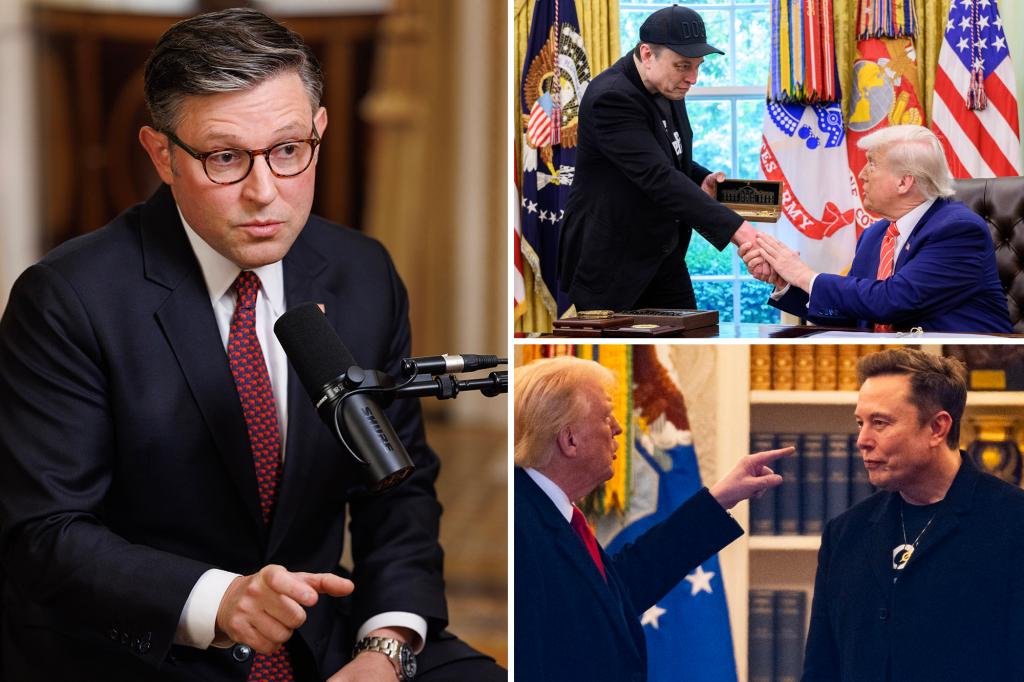 Elon Musk switched his phone number following a disagreement with Trump, Speaker Mike Johnson shares on 'Pod Force One.'