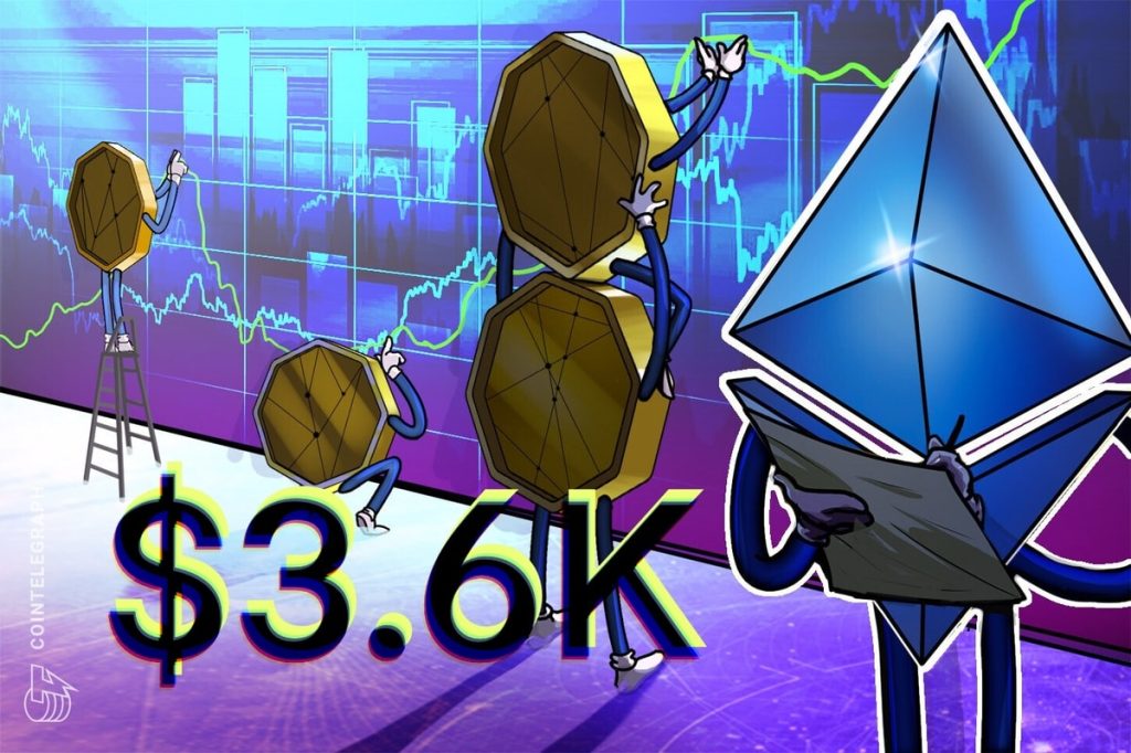 Ethereum experts anticipate "more potential growth" as ETH price returns to $3.6K.