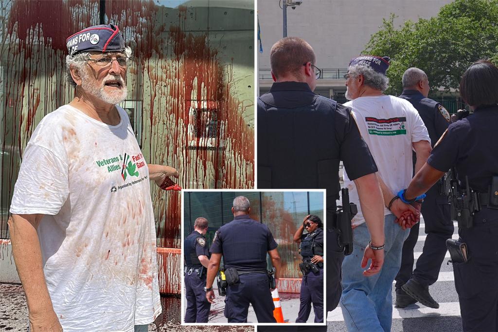 Ex-Toledo council member Mike Ferner throws cow's blood on US mission in shocking act, but New Yorkers remained unfazed