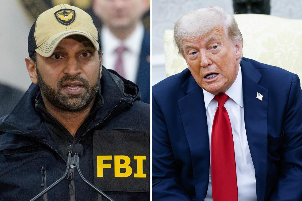 FBI director Kash Patel discovers 'burn bags' containing Trump-Russia documents in hidden space