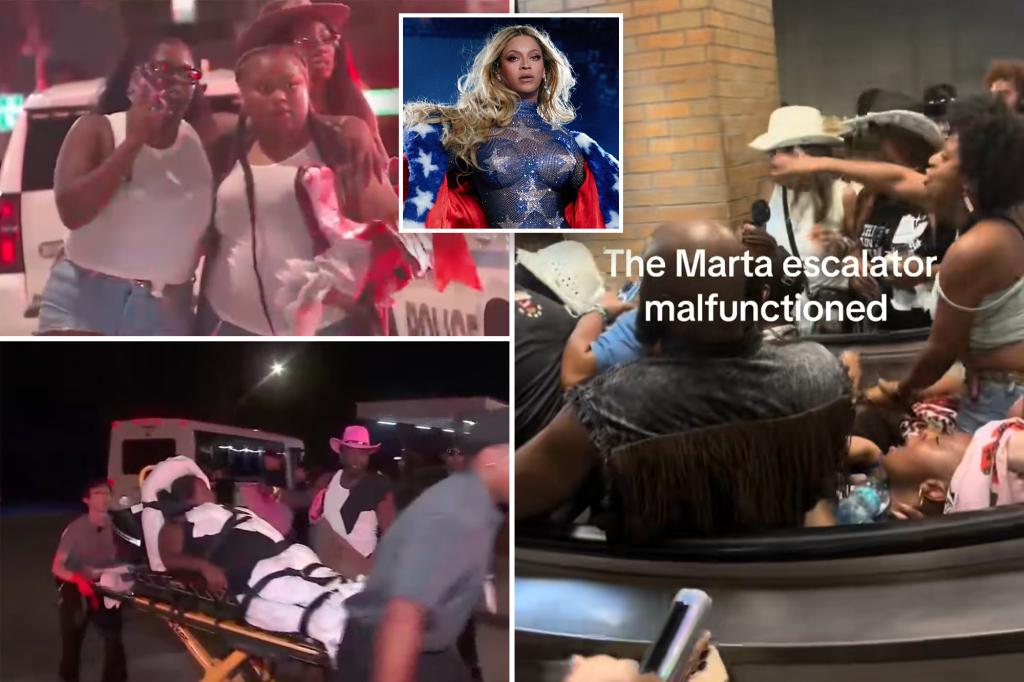 Fan's scream about a bug caused a stampede after 'Cowboy Carter' concert in Atlanta, sending 11 to the hospital