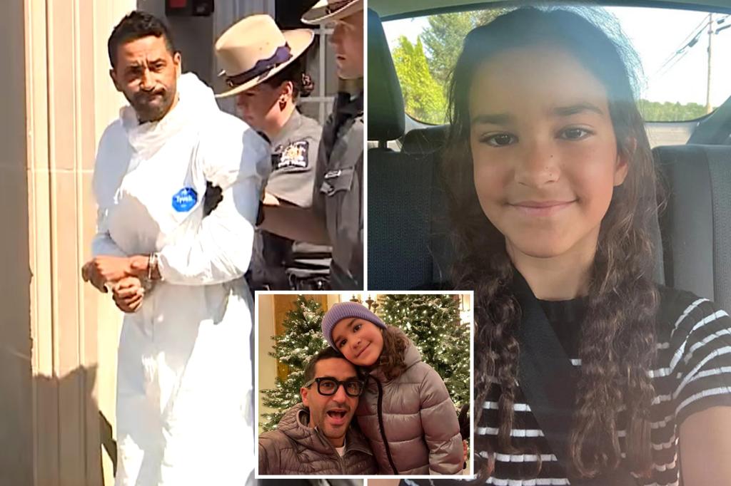 Father accused of murder Luciano Frattolin seen in the woods