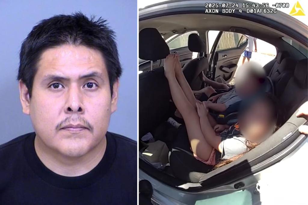 Father in Phoenix taken into custody for leaving four children in a 125-degree car to go to a sex shop: 'Shocking'