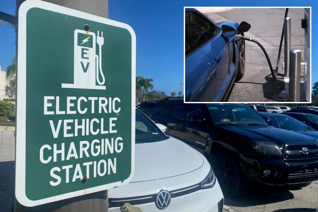 Fewer than 400 electric vehicle charging stations installed through $7.5 billion infrastructure initiative