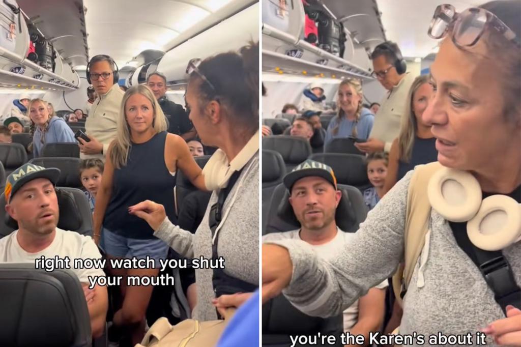 Fierce altercation occurs on airplane as lawyer attempts to cut in line and exit early