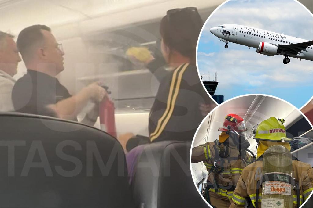 Fire erupts during flight and fills cabin with smoke on Virgin Australia plane