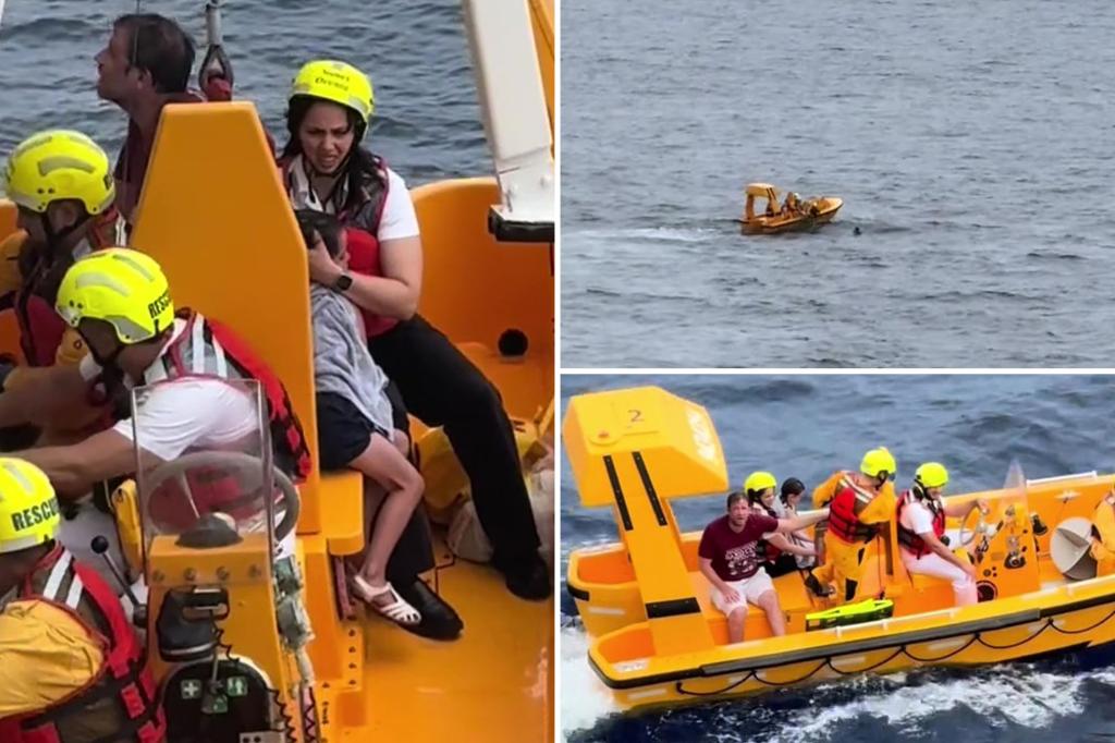 Five-year-old on Disney Cruise fell backward off a railing into an open porthole before being saved by her father