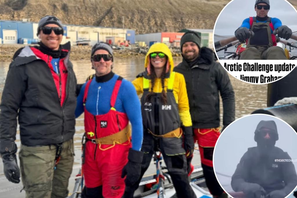 Former NFL player Jimmy Graham achieves a historic feat with Arctic rowing challenge