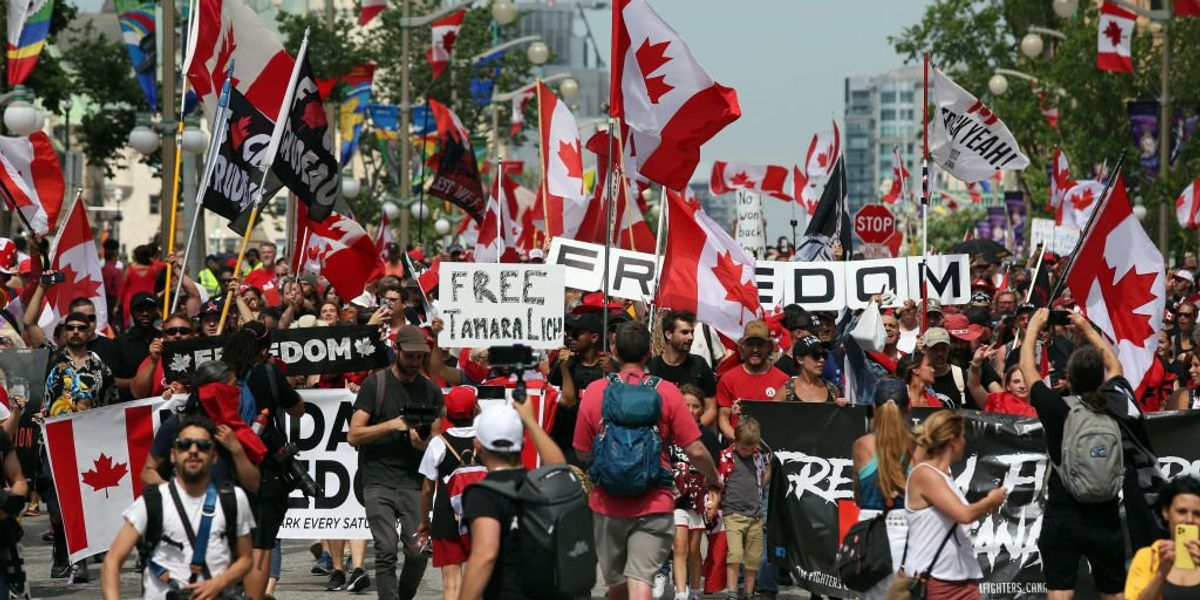 Freedom Convoy sentencing taken directly from the guide of oppressive rule