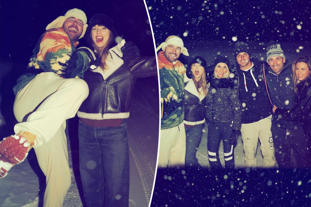 Friends of Taylor Swift and Travis Kelce share a glimpse into the 'happy' couple's getaway.