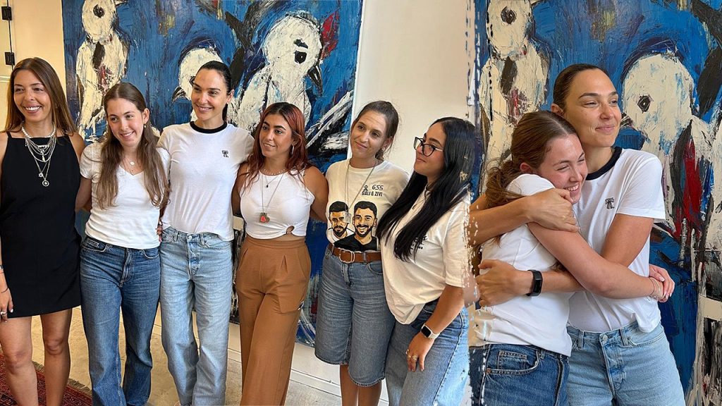 Gal Gadot from 'Wonder Woman' visits survivors of Hamas captivity.