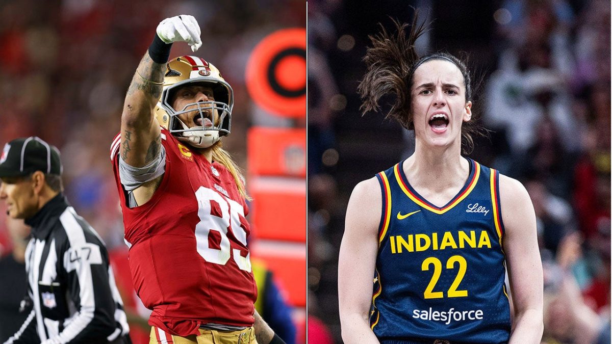 George Kittle commends fellow Iowa graduate Caitlin Clark: 'A fighter'