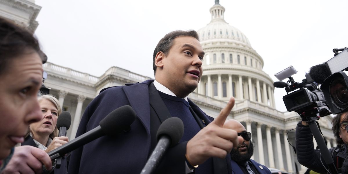 George Santos says a 'fabulous' goodbye as he turns himself in for his prison sentence