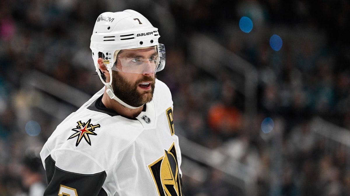 Golden Knights' Alex Pietrangelo takes a break from hockey