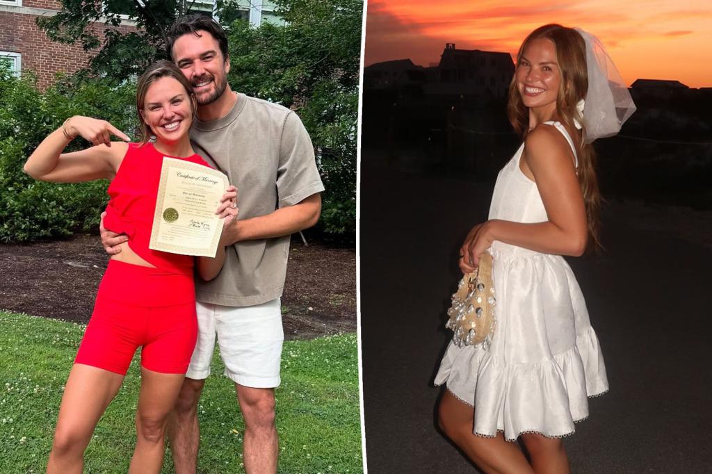Hannah Brown weds Adam Woolard in France
