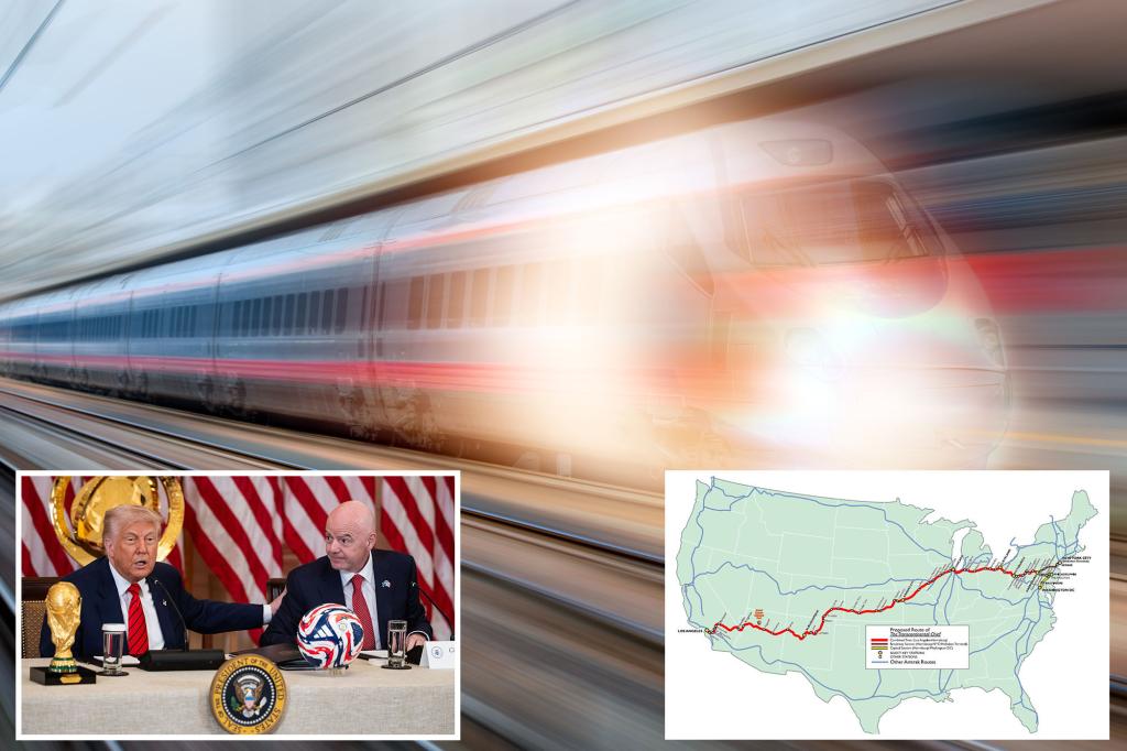 High-speed train from LA to NYC suggested before FIFA World Cup
