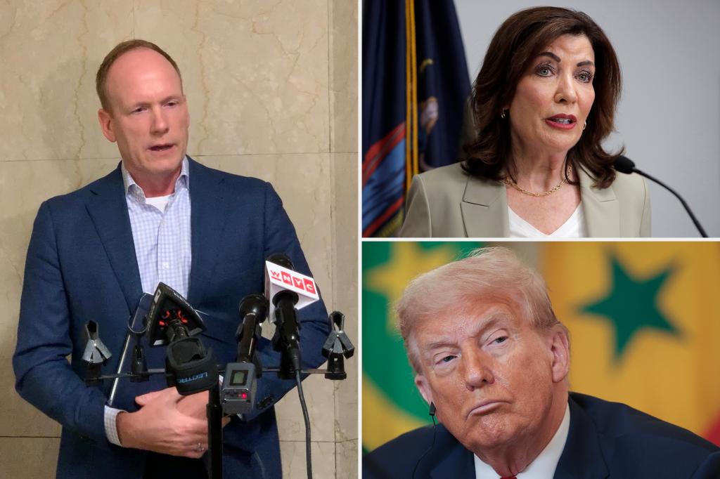 Hochul attributes financial troubles to Trump's 'Big Beautiful' bill following NYS's approval of significant spending increase.