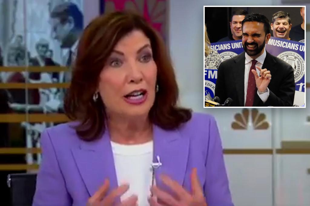 Hochul indicates she may prevent Zohran Mamdani's 'tax the rich' proposal.