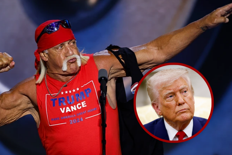 Hogan fully supported MAGA.