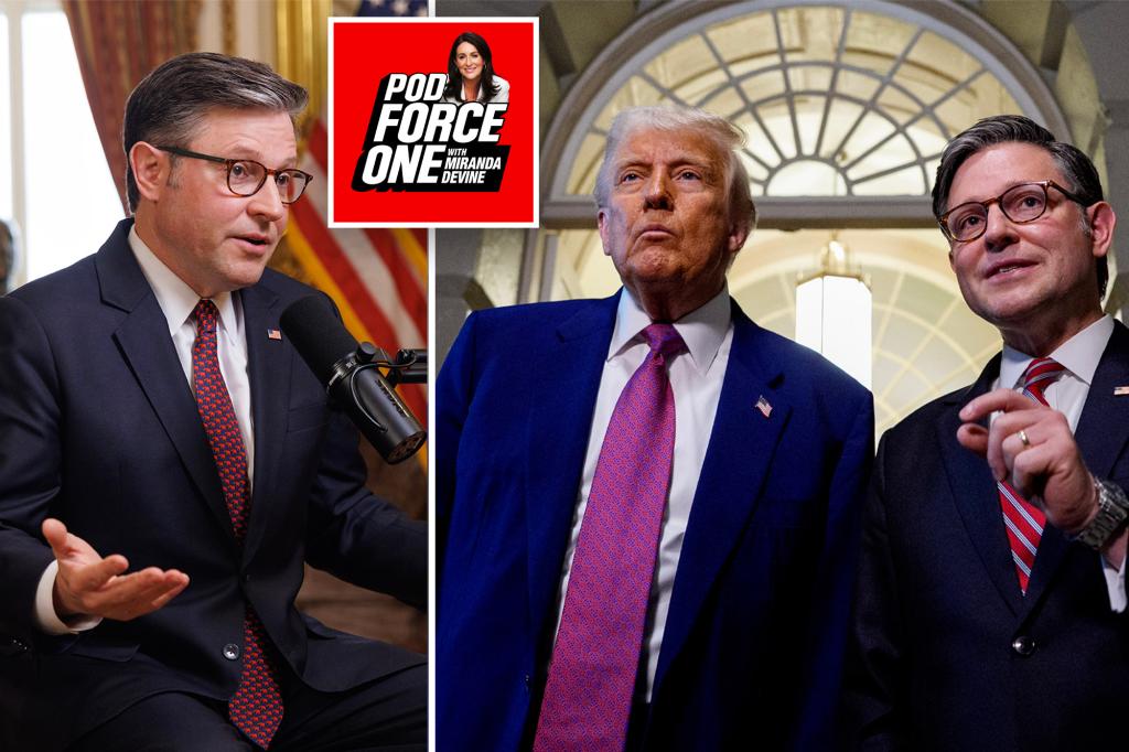 House Speaker Mike Johnson channels Trump, stating he has had 'kind' interactions with Nancy Pelosi as a 'happy warrior'