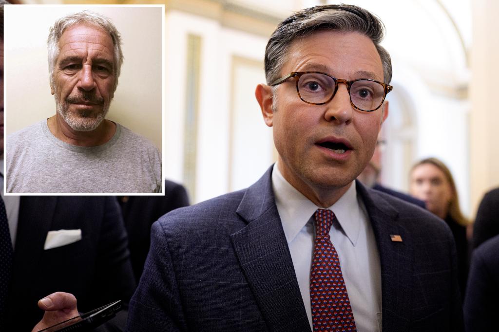 House speaker states there will be no votes on making Epstein files public before the August break