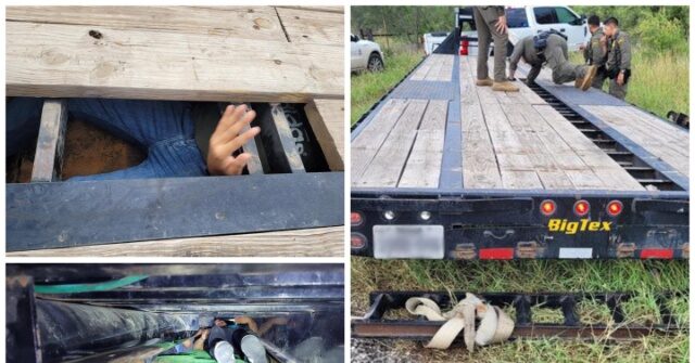 Human Smuggler Hid Seven Undocumented Immigrants in Concealed Section of Texas Trailer