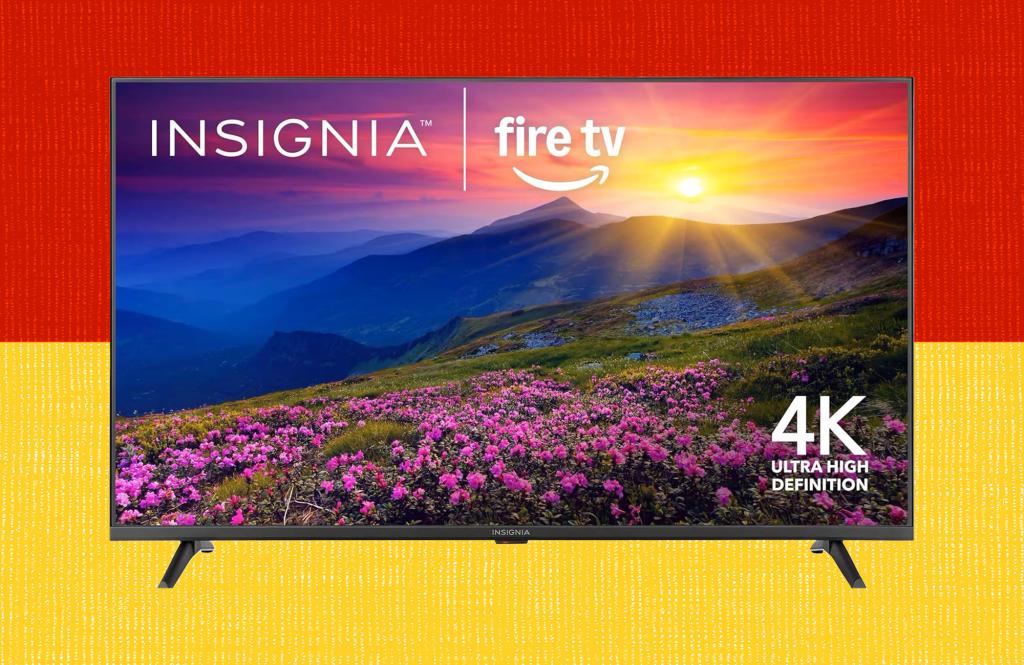 INSIGNIA 50-inch Class F50 Series LED 4K UHD Smart Fire TV is available at a 43% discount