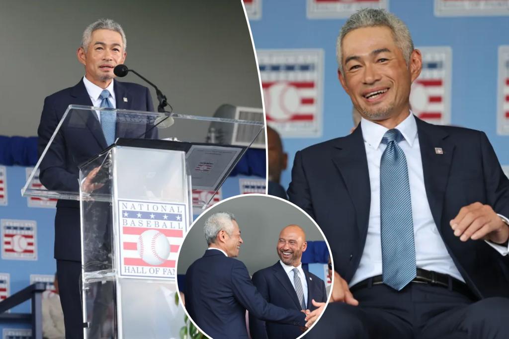 Ichiro Suzuki captivates audience with clever Hall of Fame speech in English