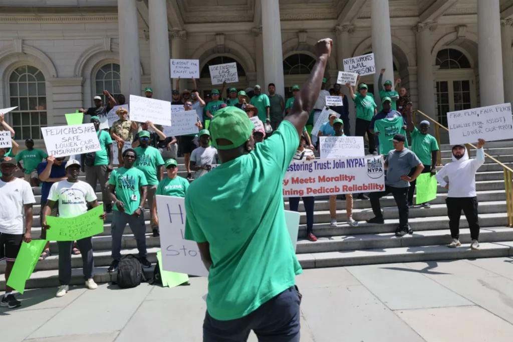 Illegal operators are taking over the pedicab scene in NYC, according to licensed drivers.