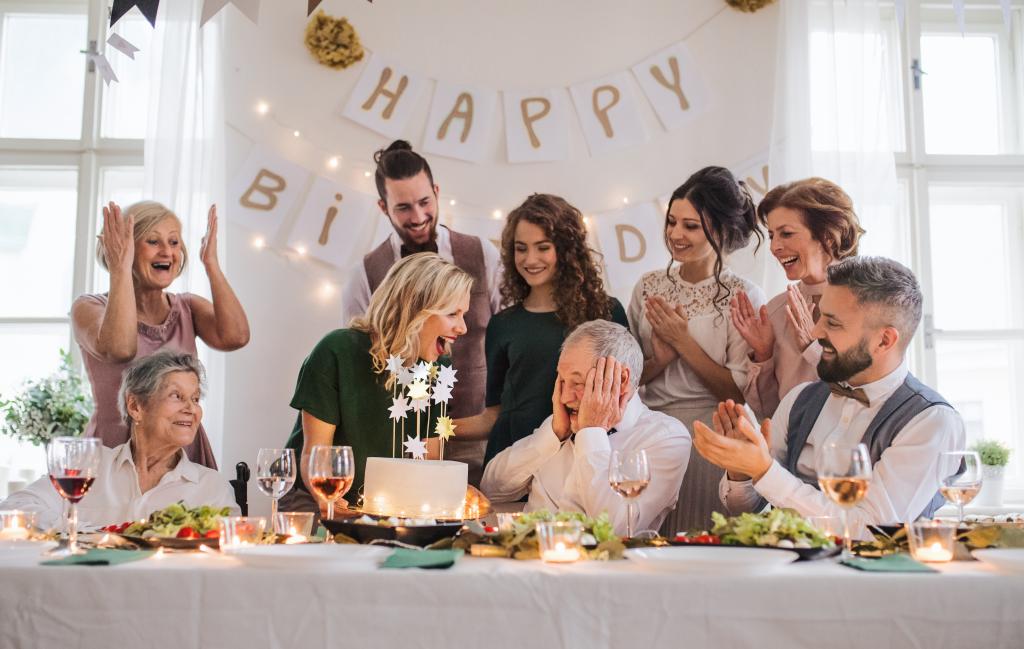 I’m organizing a surprise birthday for my husband, but will his children attend?