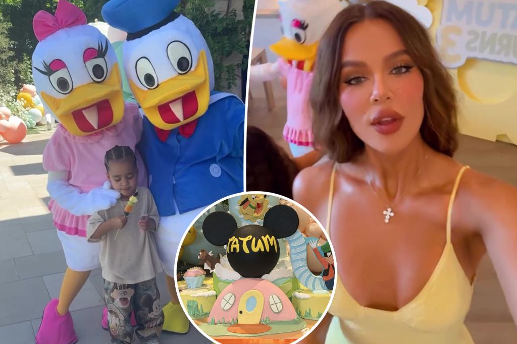 Inside Khloé Kardashian's Disney-inspired celebration for her son Tatum's 3rd birthday
