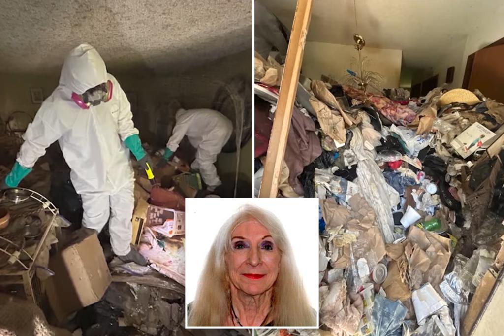 Inside the disturbing home of a hoarder where the skeletal remains of a former police officer were discovered buried beneath trash and waste