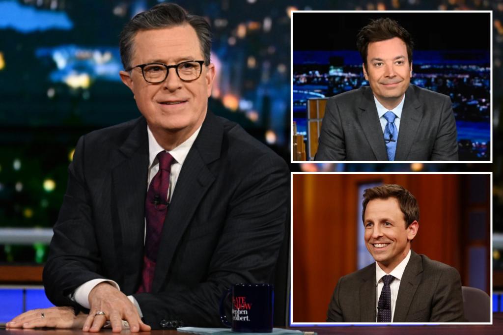 It's not only Colbert — late-night television on networks is finished.