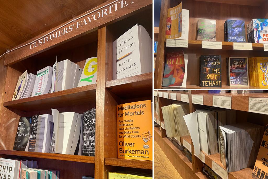 It's so hot and humid that even books are sweating in this New York City bookstore