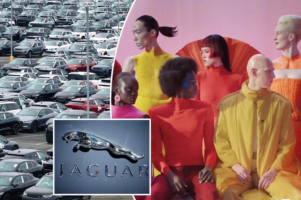 Jaguar's sales fall sharply following failed rebranding and shift to electric vehicles