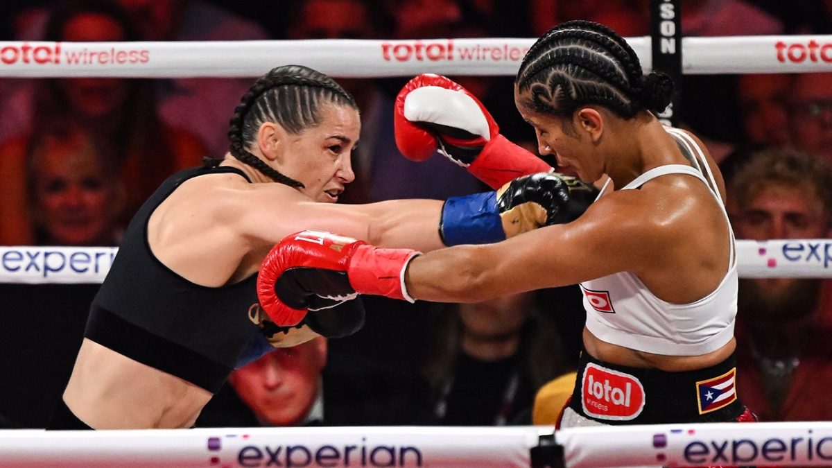 Jake Paul's business associate talks about collaborating with Katie Taylor even with another contract in place.
