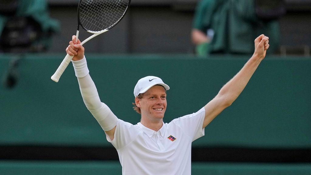 Jannik Sinner wins his first Wimbledon championship