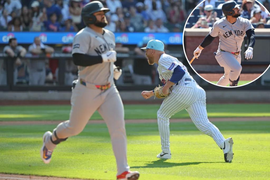 Jasson Dominguez of the Yankees can't shake off one pitch even after hitting two home runs.