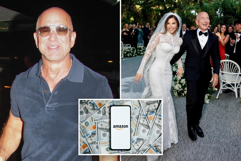 Jeff Bezos has sold $5.7 billion in Amazon shares since his wedding in Venice.